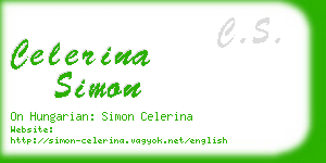 celerina simon business card